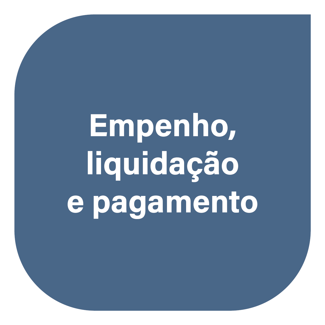 Empenho, liquidação e pagamento