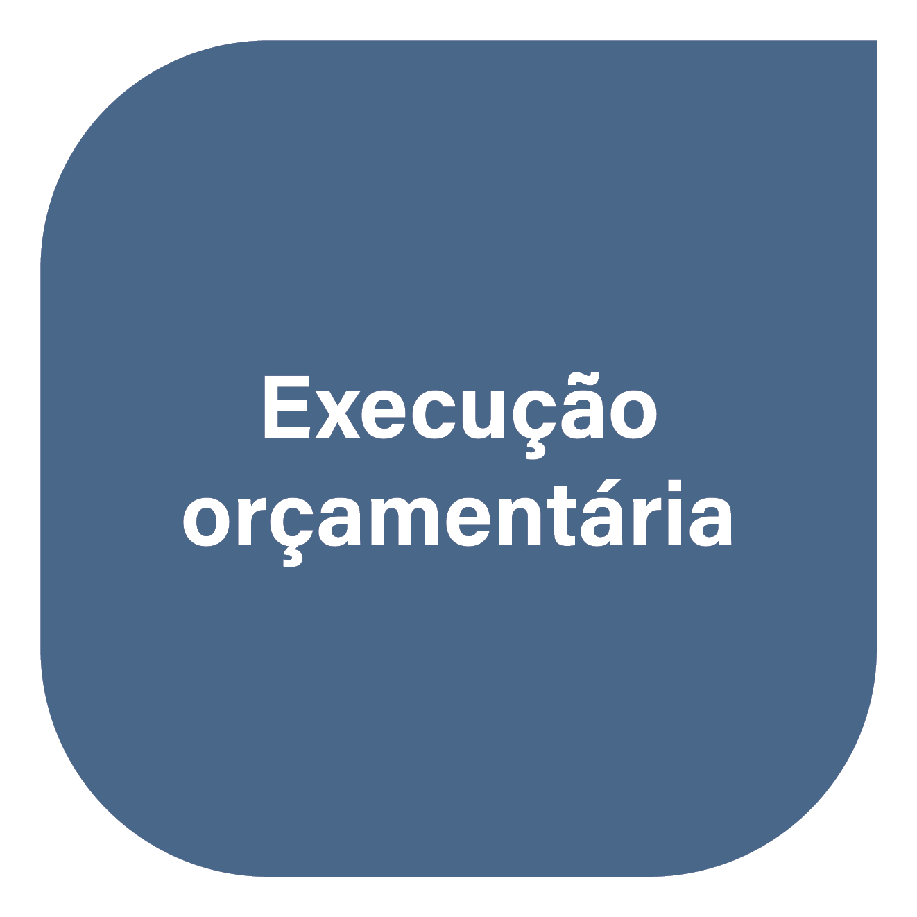 Execução orçamentária