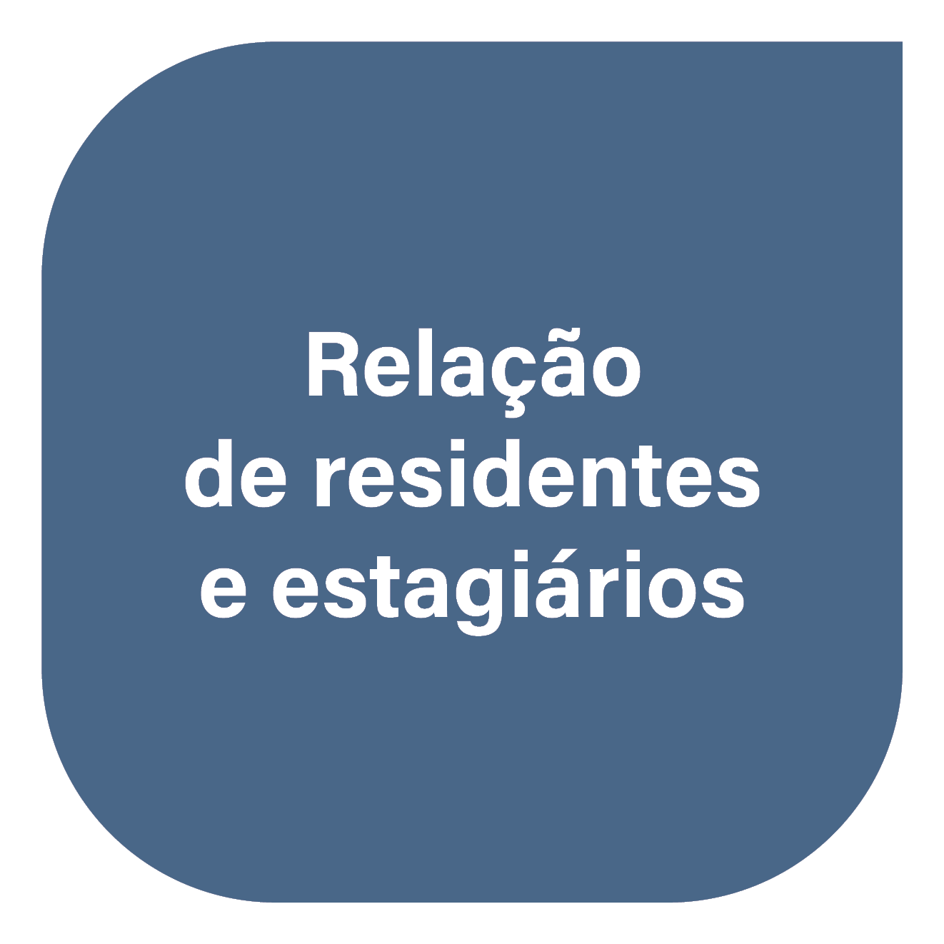 Relação de estagiários