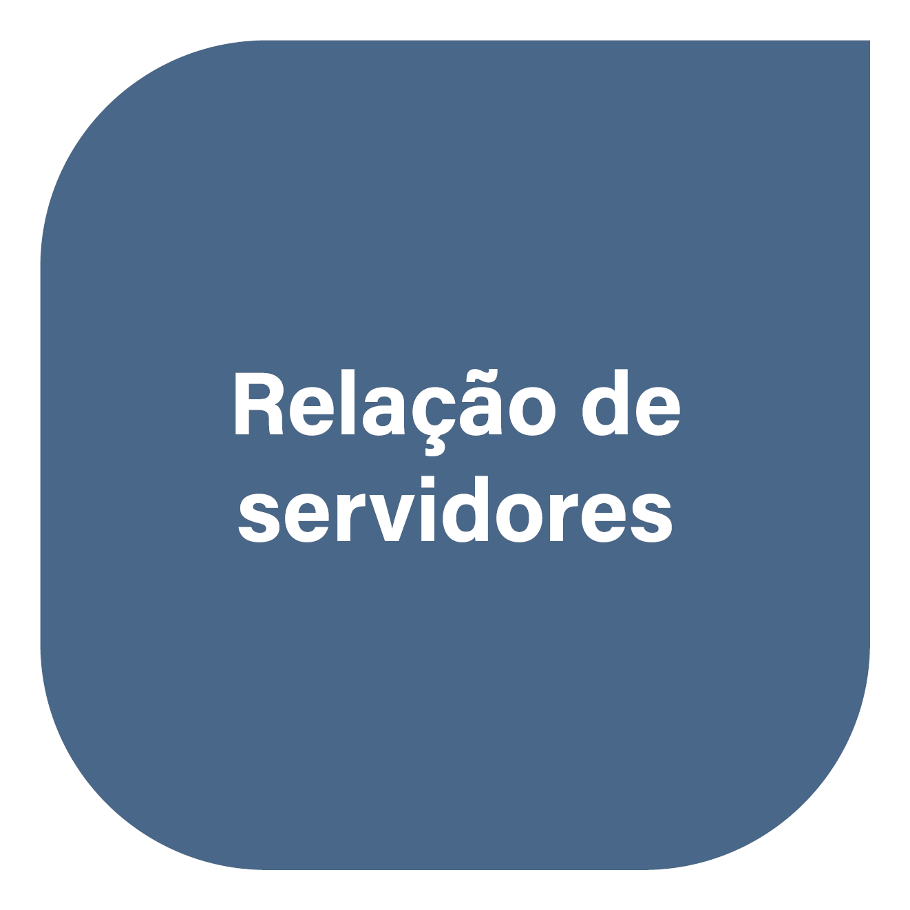 Relação de servidores