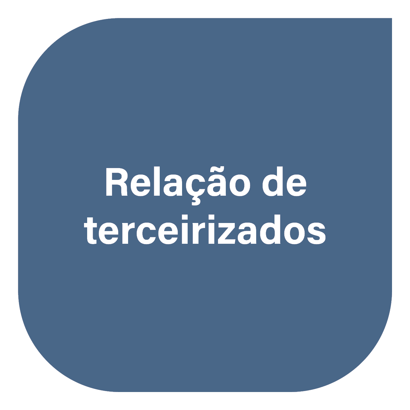 Relação de terceirizados