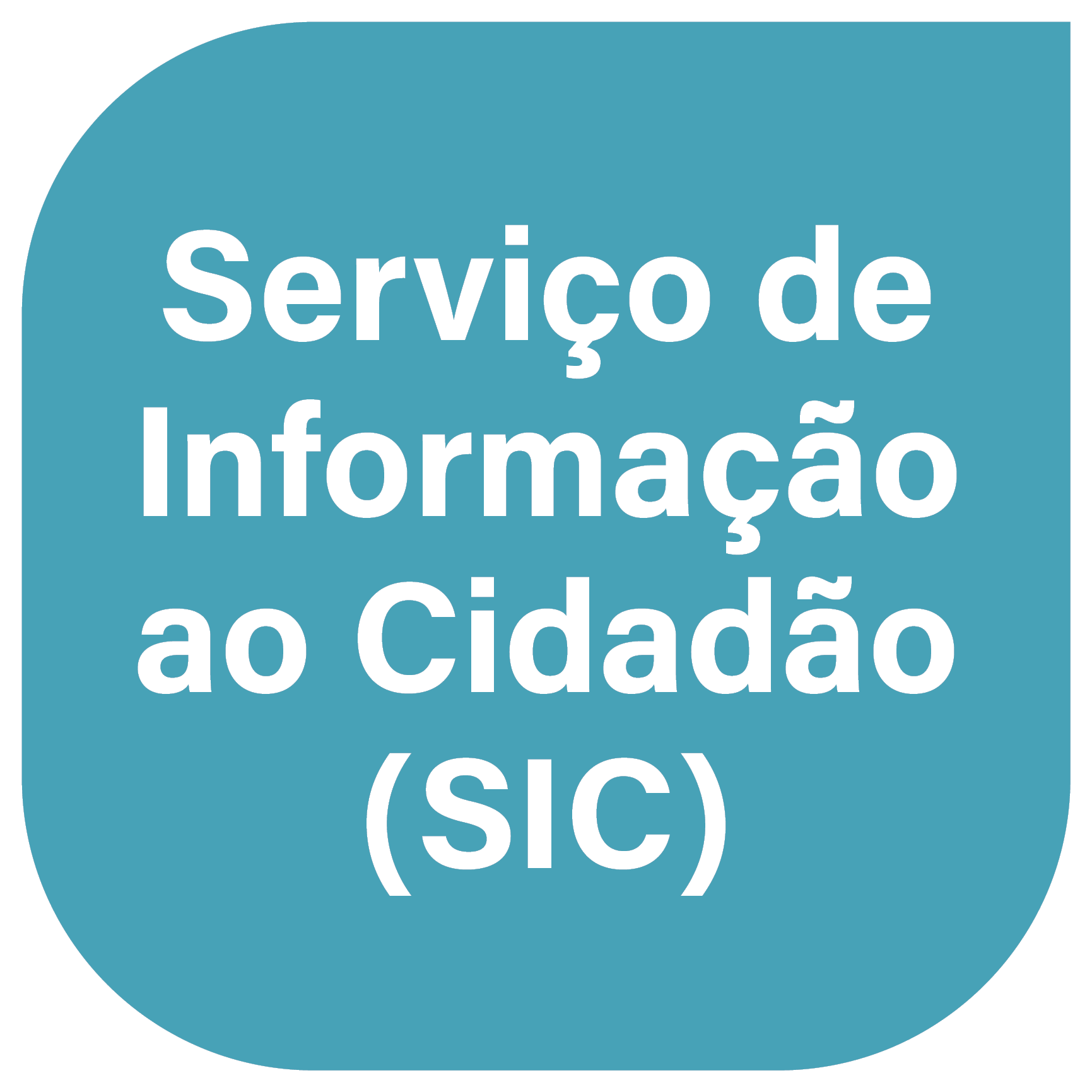 Serviço de informação ao cidadão - SIC