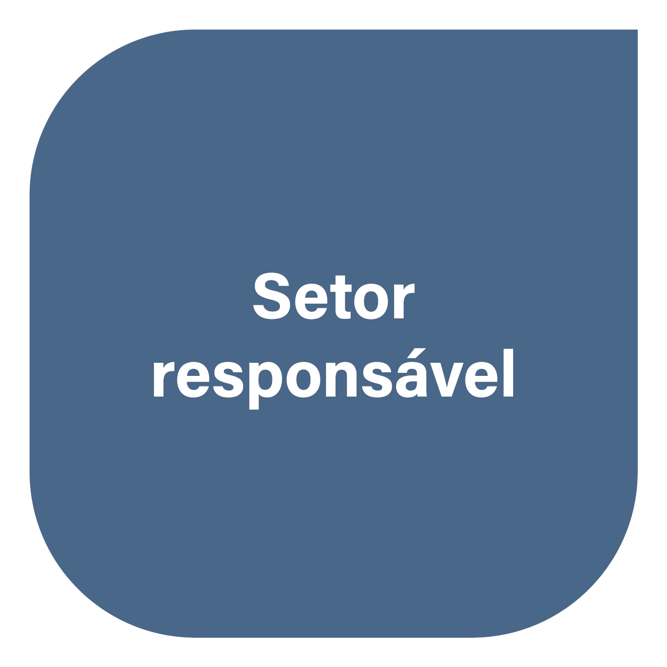 Setor responsável